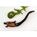 Horn Pfeife Drache Cannabis Hasch Tabak 11 cm = Code B