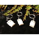 Schl&uuml;sselanh&auml;nger Waldohrreule Knochen = Code Z 5 cm