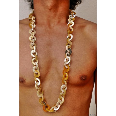 Horn Gliederkette Rojobory poliert Fixl&auml;nge 100 cm