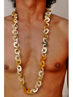 Horn Gliederkette Rojobory poliert Fixl&auml;nge 100 cm