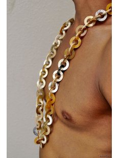 Horn Gliederkette Rojobory poliert Fixl&auml;nge 100 cm