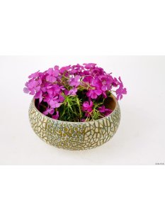 Vietnam Bambus Schale Hung mit Eierschalen belegt D: 18...