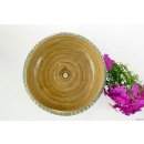 Vietnam Bambus Schale Hung mit Eierschalen belegt D: 18 H: 12 cm= Code G