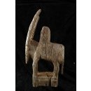 MF285 AloAlo Kopfskulptur, Fragment von Grabstele der Mahafaly heiliges Zebu 27 cm 1950