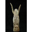 MF285 AloAlo Kopfskulptur, Fragment von Grabstele der Mahafaly heiliges Zebu 27 cm 1950