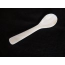 1x Perlmutt L&ouml;ffel Ilias hell irisierend 9 cm handmade fairtrade BIO Natur = Code Z