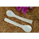 1x Perlmutt Eierl&ouml;ffel Ikaros hell irisierend 11 cm