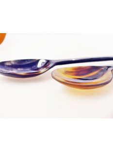 Horn Langl&ouml;ffel, Laborl&ouml;ffel Horn 30 cm = Code D