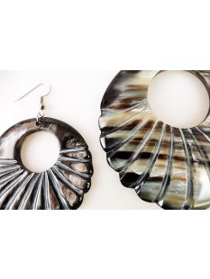 Horn Anh&auml;nger und Ohrh&auml;nger Hobrava Set hell/dunkelt = Code E