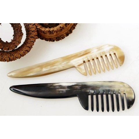 1 x Hornkamm Theaterkamm Manuela 12 x 3 cm mittlere Zahnung = Code B