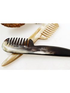 1 x Hornkamm Theaterkamm Manuela 12 x 3 cm mittlere Zahnung = Code B