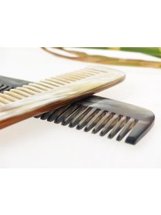 1 x Hornkamm Farbe honiggelb,Toupierkamm Rita 20 x 3 cm mittel = Code C