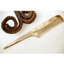 1 x Hornkamm Farbe honiggelb,Toupierkamm Rita 20 x 3 cm mittel = Code C