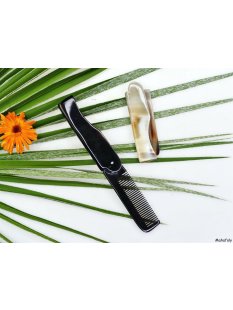 1 x Hornkamm Klappkamm Taschenkamm Bruno gemixte Farben...