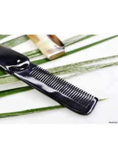 1 x Hornkamm Klappkamm Taschenkamm Bruno gemixte Farben 10/17 x 2,5 cm fein l = Code B