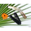 1 x Hornkamm Klappkamm Taschenkamm Bruno gemixte Farben 10/17 x 2,5 cm fein l = Code B