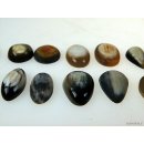 Hornplatten gew&ouml;lbt15 x 15 mm oval gl&auml;nzend poliert