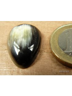 Hornplatten gew&ouml;lbt 15 x 15 mm quadratisch gl&auml;nzend poliert