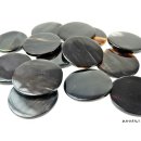 Hornplatten poliert 40 x 40 mm 2. Qualit&auml;t - 25 % quadratisch