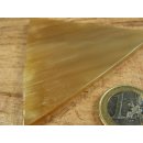 Hornplatten poliert 80 x 80 mm 2.Qualit&auml;t -20% reduziert quadratisch