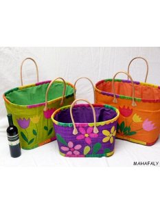 Raffia Bast Raphia Korb Blumen Farbmix 36 cm = Code...