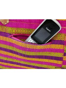 Raffia Bast Raphia Korb Harlekin horizontal Farbmix 25 cm = Code gr&uuml;n