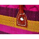 Raffia Bast Raphia Korb Harlekin horizontal Farbmix 25 cm = Code gr&uuml;n