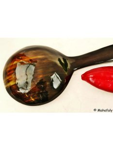 Horn Sch&ouml;pfl&ouml;ffel Eliette gro&szlig; rund 24 cm = Code E