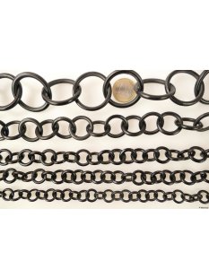 Horn Gliederkette Strang L&auml;nge 90 cm poliert dunkel...