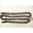 Horn Gliederkette Strang D2 L&auml;nge 90 cm poliert dunkel rund = Code J Durchmesser 16 mm