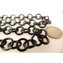 Horn Gliederkette Strang D2 L&auml;nge 90 cm poliert dunkel rund = Code J Durchmesser 16 mm