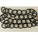 Horn Gliederkette oval Strang D7 L&auml;nge 90 cm poliert = Code J dunkel