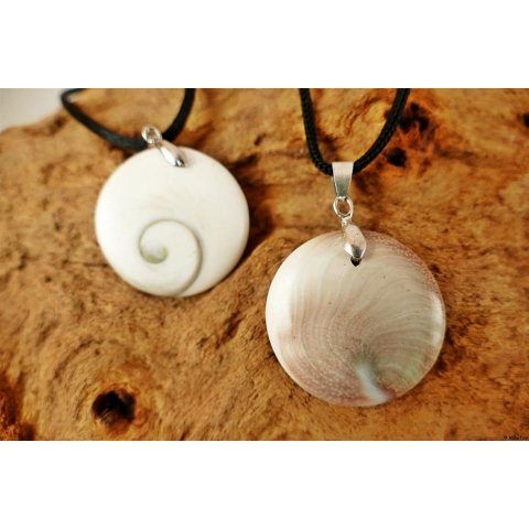 Anh&auml;nger Shiva Eye D 30 mm L 60 cm mit Seidenband = Code A