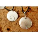 Anh&auml;nger Shiva Eye D 30 mm L 60 cm mit Seidenband = Code A