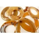 1 St&uuml;ck Horn Ring Glied Yak Horn gelb D 30 - 40 mm poliert