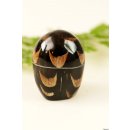 Hornfigur Schleiereule UHU rund stehend = Code A 4 cm