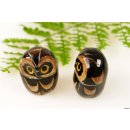 Hornfigur Schleiereule UHU rund stehend = Code A 4 cm