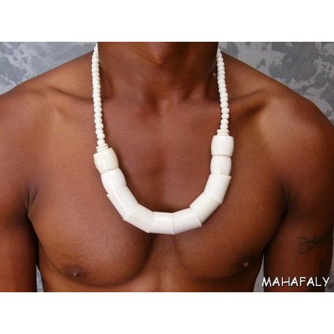 echt &Ouml;KO BIO Knochenkette Keld 55 cm 80% reduziert