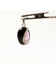 TSA108 Turmalin polychrome Scheibe als Anh&auml;nger...