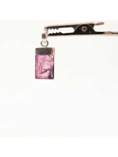 TSA112 Turmalin Scheibe als Anh&auml;nger gefasst in...