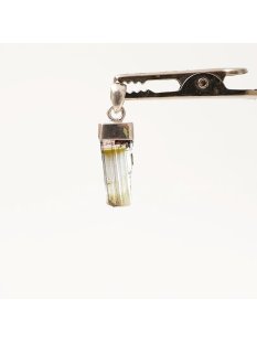 TSA120 Turmalin Minikristall als Anh&auml;nger gefasst in...