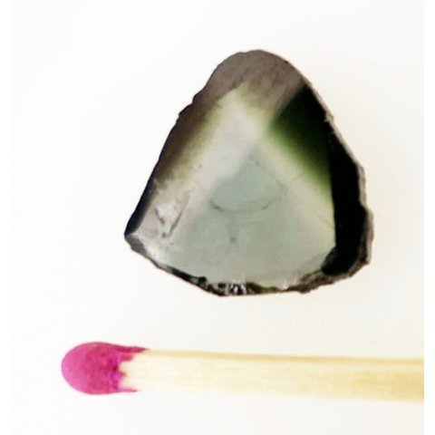 TS132 Turmalinscheibe gr&uuml;n 3,7 ct.