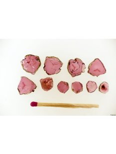 TSL123 Turmalin Rubellit Scheiben 10 St&uuml;ck aus einem...