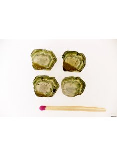 TSL128 Turmalin Querschnitte 4 Scheiben D: 20 mm aus...