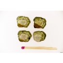 TSL128 Turmalin Querschnitte 4 Scheiben D: 20 mm aus einem Kristall 18,5 ct.