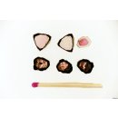 TSL131 Turmalin Rubellit Mix 6 Scheiben 5-10 mm 7,3 ct.