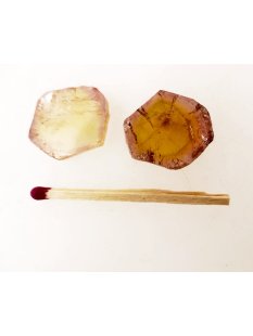 TSL137 Turmalin Querschnitte 2 Scheiben D: 20 mm aus...