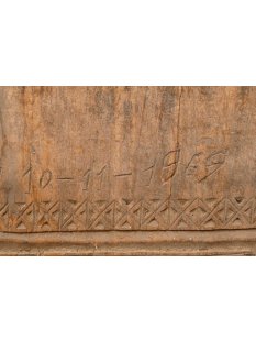 MF81 Zafimaniry Fensterladen Artefakt 140 x 63 cm ca.1945