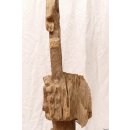 AL10 original AloAlo Grabstele der Sakalava antik nackte Frau 165 cm ca. 1900