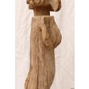 AL10 original AloAlo Grabstele der Sakalava antik nackte Frau 165 cm ca. 1900